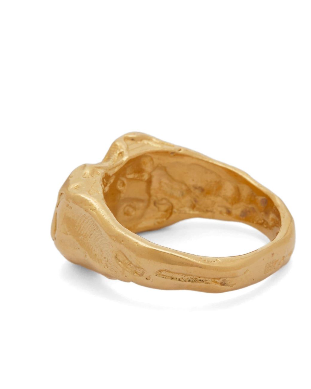 SIMUERO Metallic Buzo Ring for men