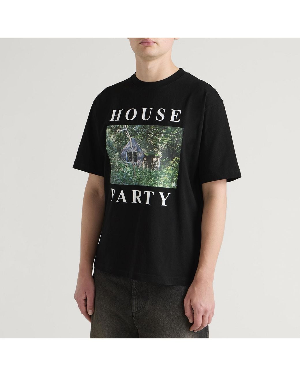 Heresy Black House Party T-Shirt for men