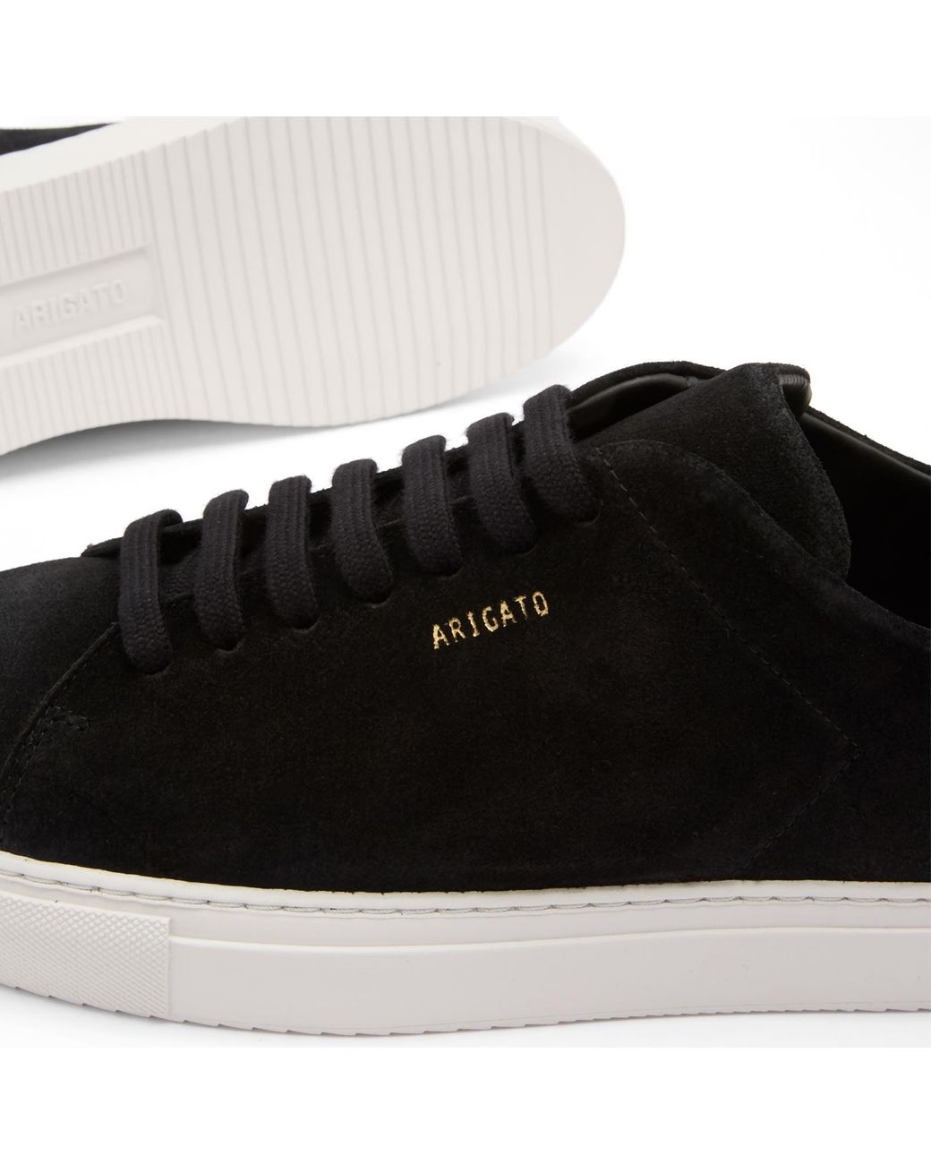 Axel Arigato Black Clean 90 Suede Sneaker for men