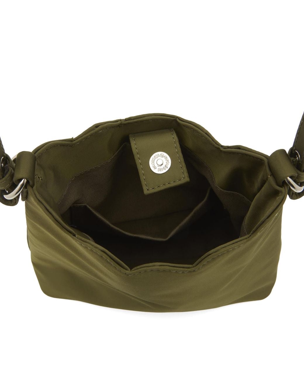 Damson Madder Green Heavy Satin Lorelai Bag