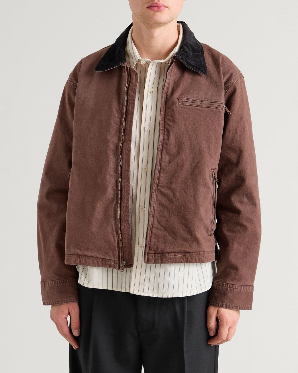 Corridor NYC Brown Utility Jacket for men