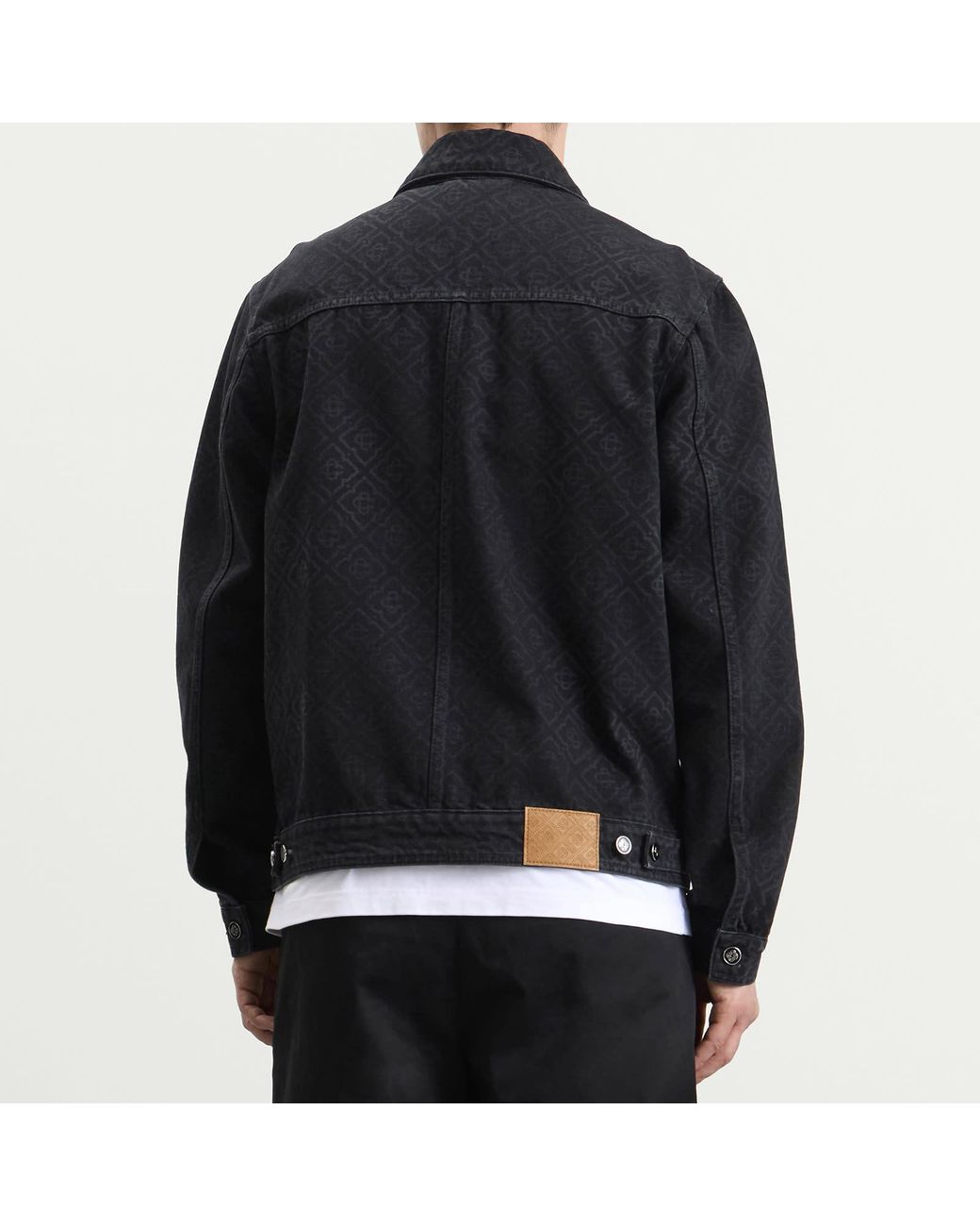 Casablanca Black Monogram Jacket for men