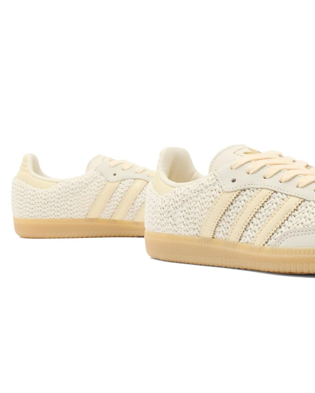 Adidas White Samba Og Crochet Sneaker