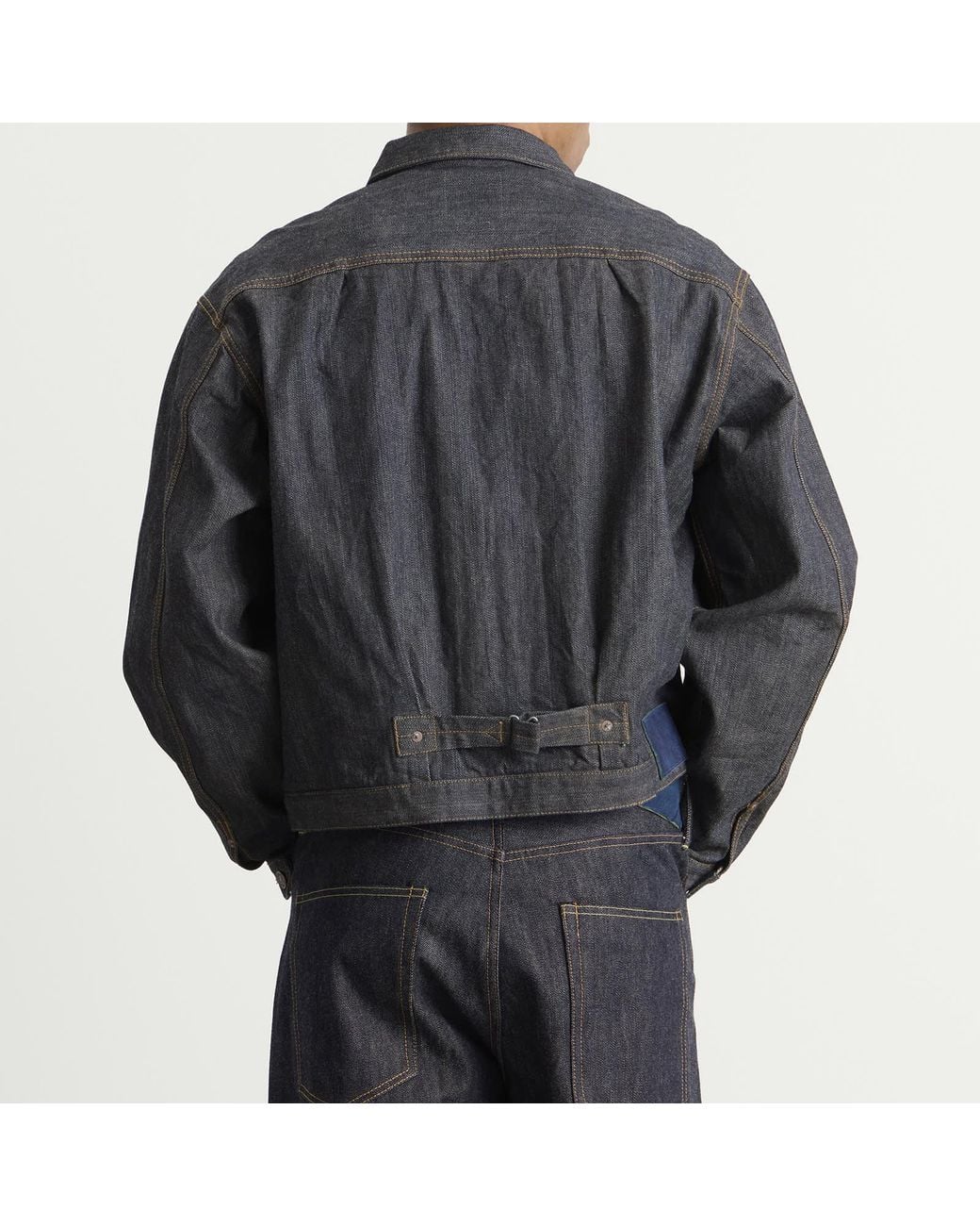 Visvim Black 102Xx Denim Jacket Mud Wash for men
