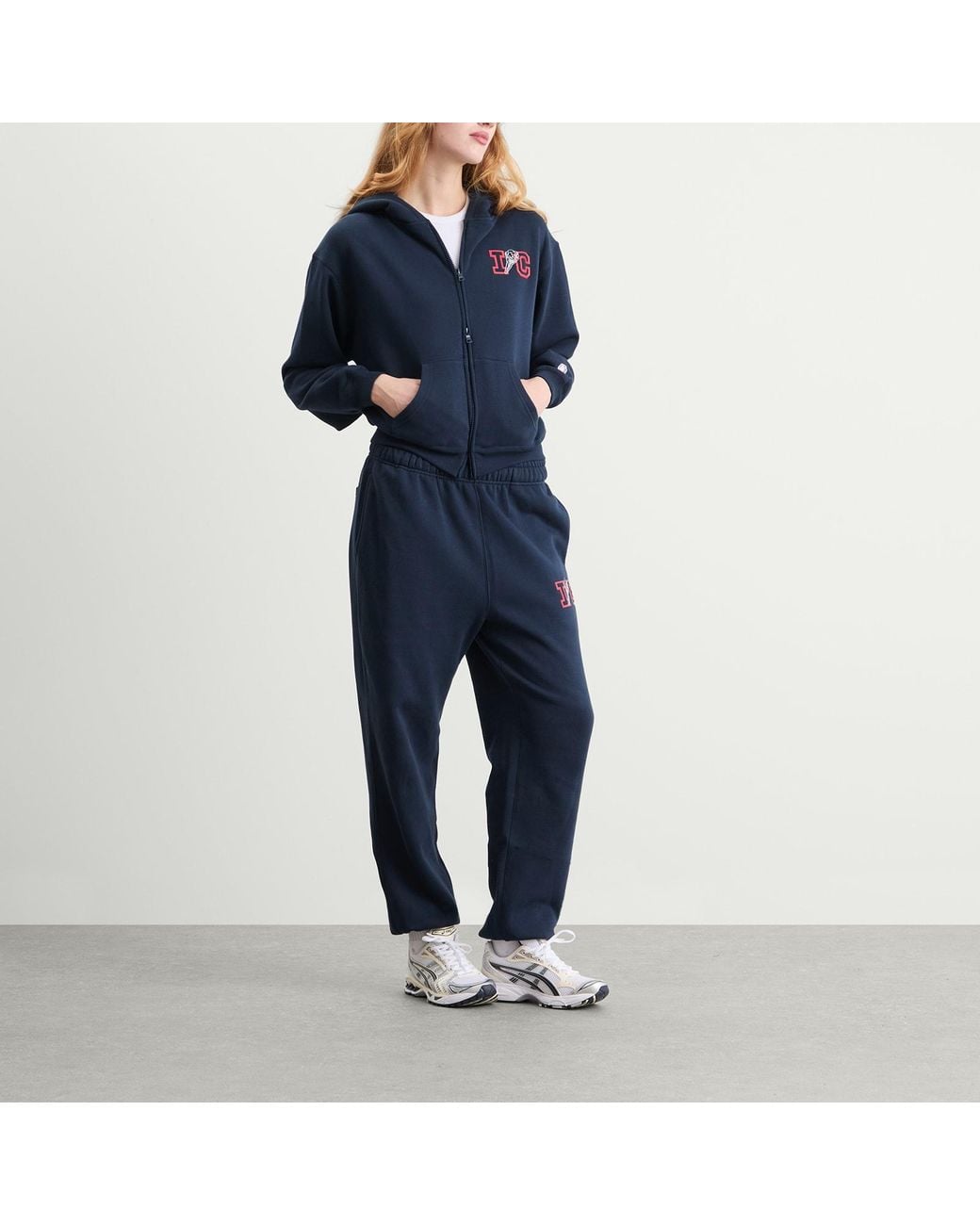 ICECREAM Blue Cone Cropped Zip Through Hoodie