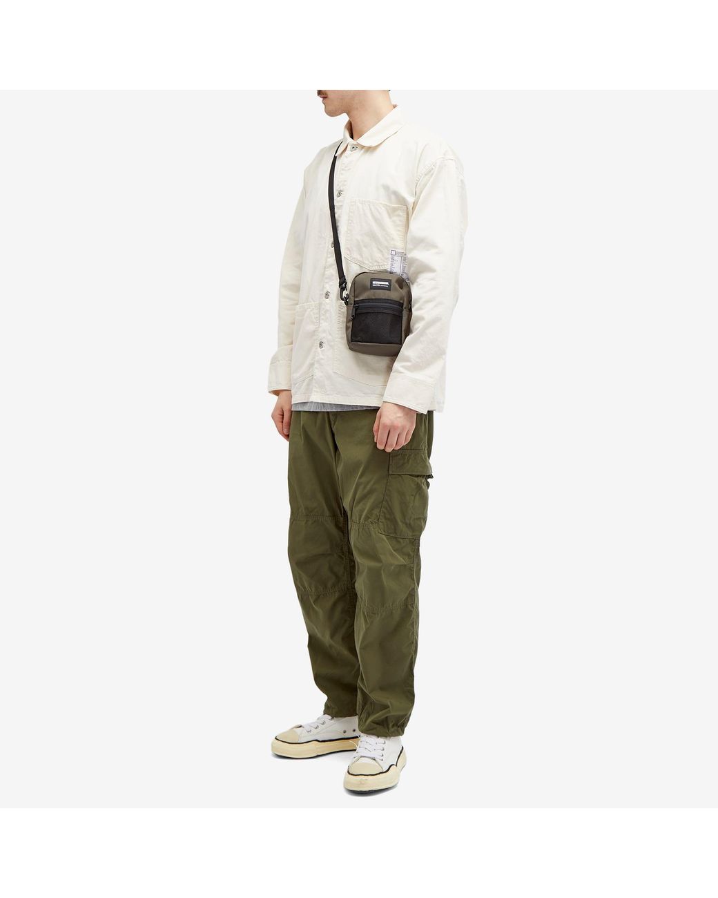 新品Neighborhood mini vertical bag Neighborhood Men's Mini Vertical Bag in Black Neighborhood