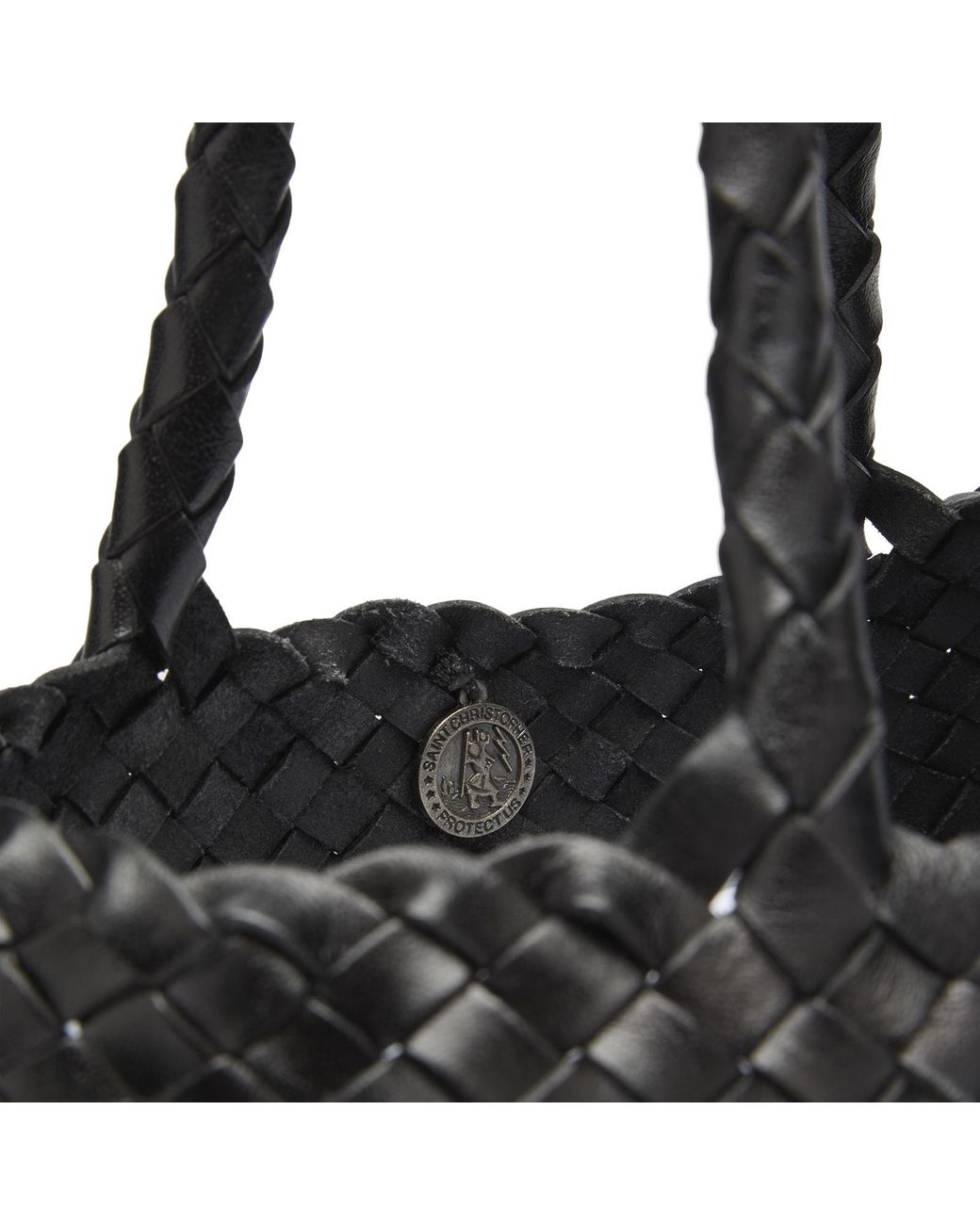 Dragon Diffusion Black Santa Croce Large Bag