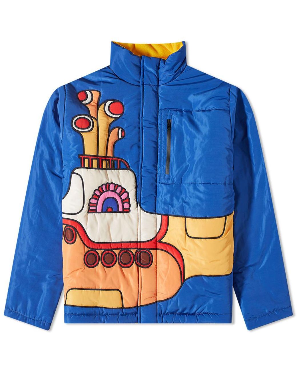 Market X Beatles Yellow Submarine Reversible Puffer Jacket in Blue for Men  | Lyst