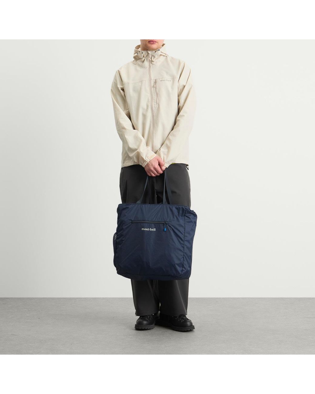Montbell Blue Packable Light Tote for men