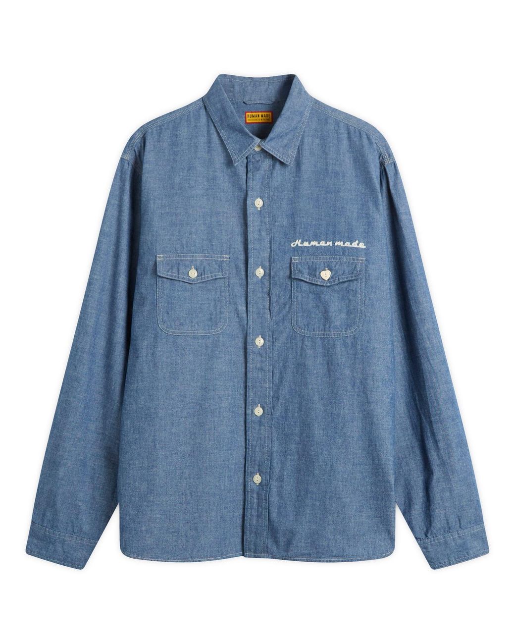 Human Made Chambray Shirt in Blue for Men | Lyst