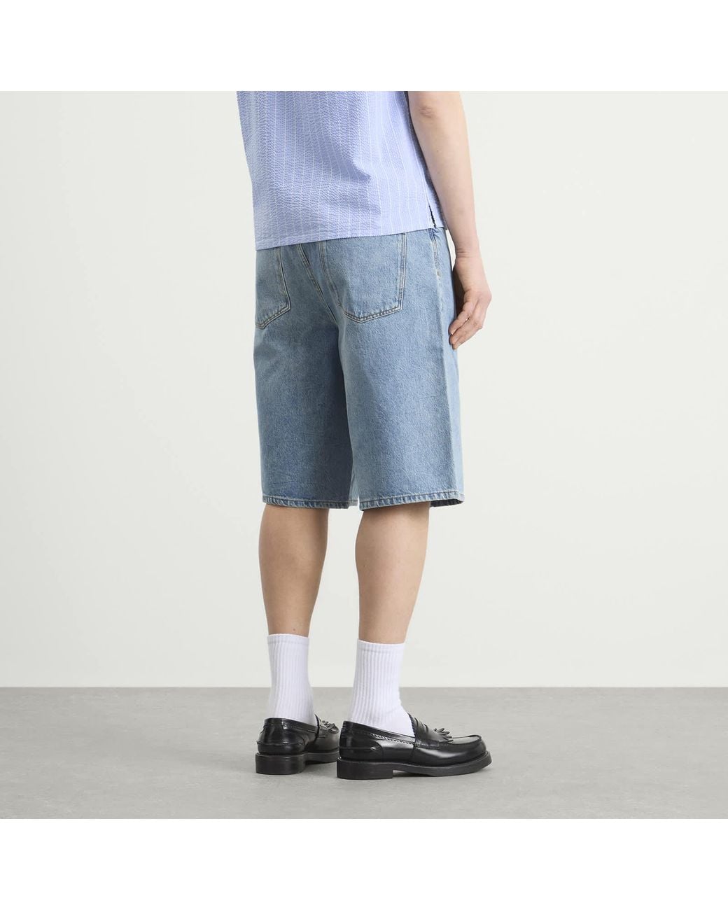 Wax London Luca Vintage Denim Shorts in Blue for Men | Lyst