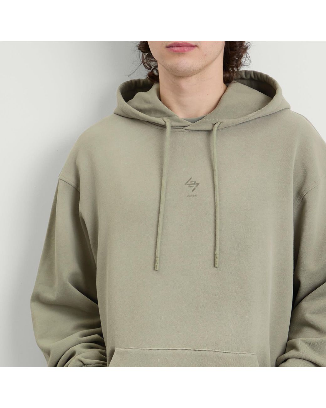 REPRESENT 247 Green Oversized Hoodie for men