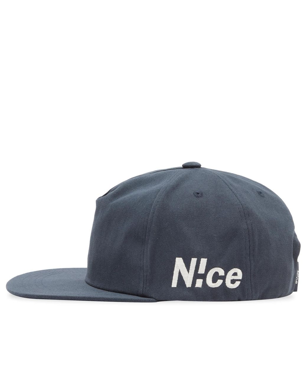 N!CE Blue Side Logo Cap for men
