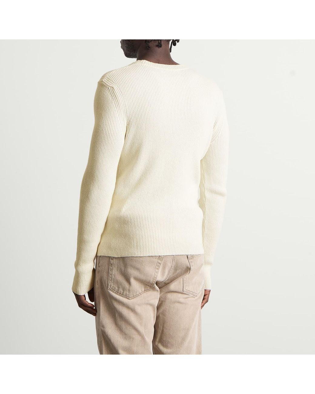 Our Legacy White Silk Compact Roundneck for men