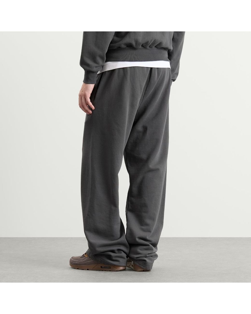 No Problemo Gray Mini Problemo Straight Sweatpant for men