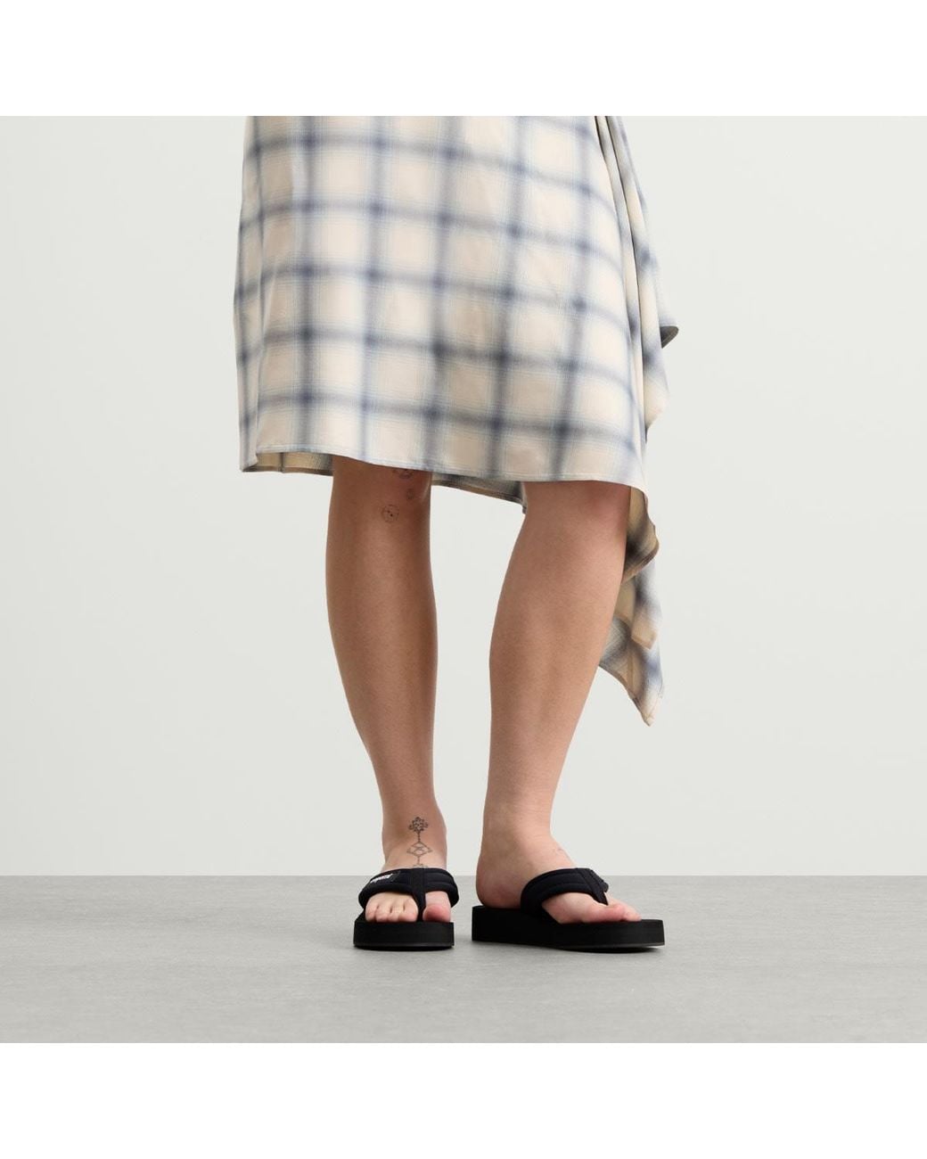Coperni Black Foam Flip Flops