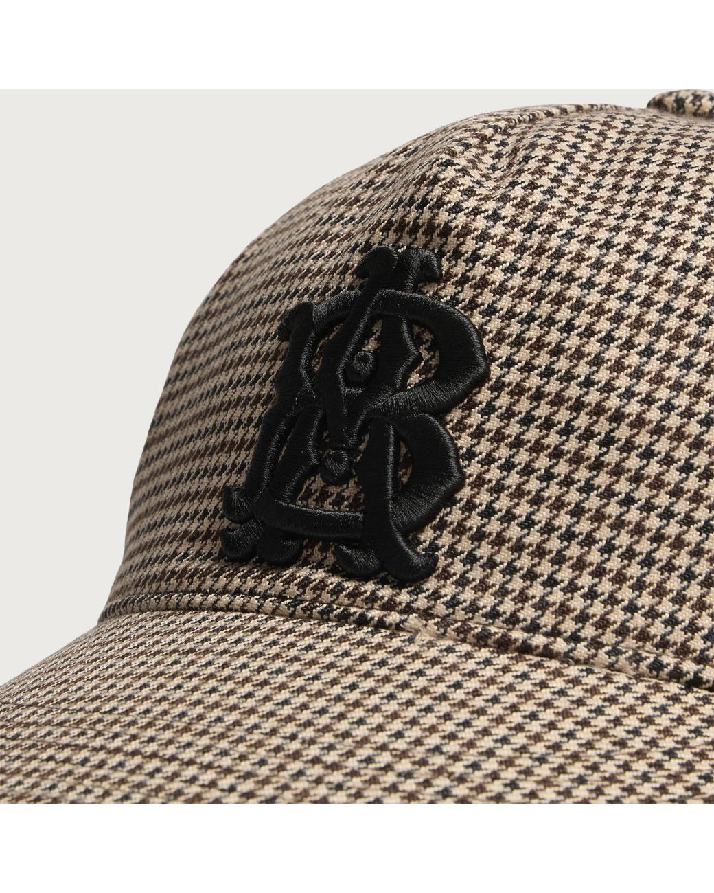 About Blank Brown Monogram Puppy Tooth Cap for men