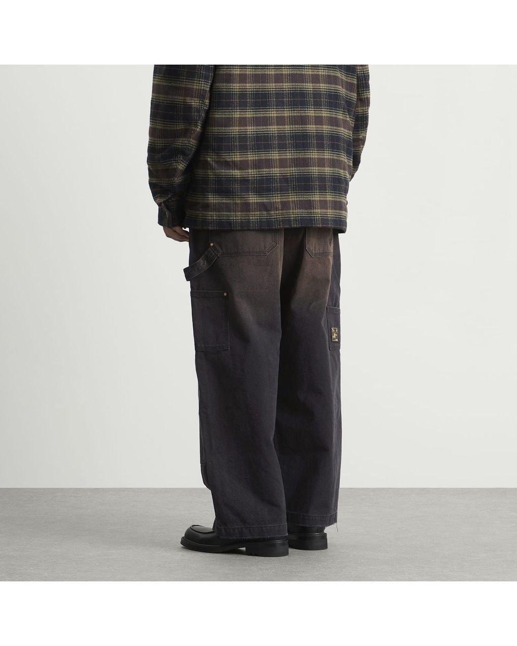 Willy Chavarria Gray Workwear Toluca Pant for men