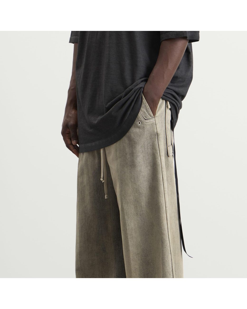 Rick Owens Gray Geth Belas for men