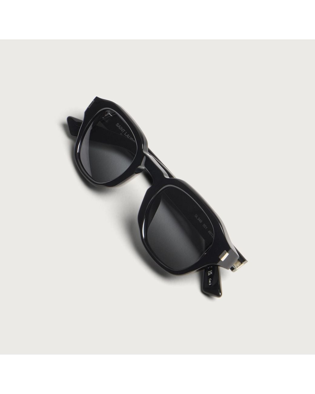 Saint Laurent Black Saint Laurent 946 Corner Angle Sunglasses for men
