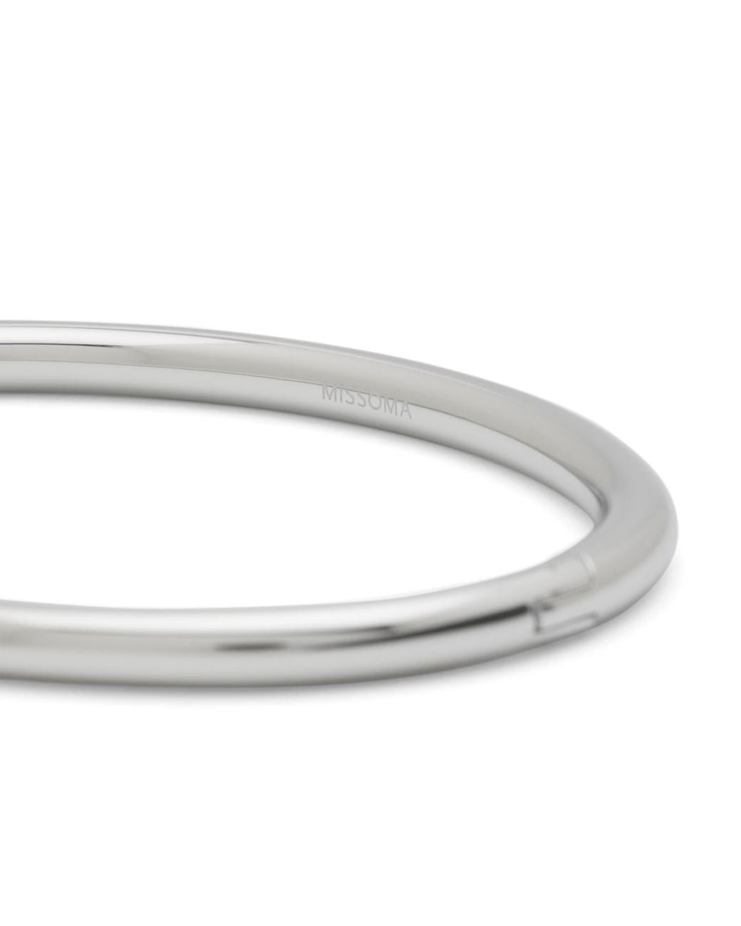 Missoma Metallic Classic Round Hinged Bangle Bracelet