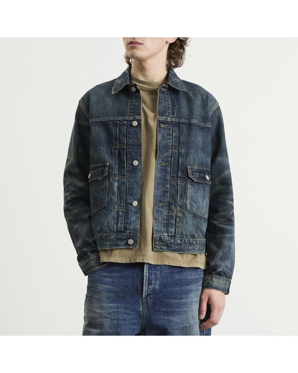 RRL Blue Type 2 Denim Trucker Jacket for men