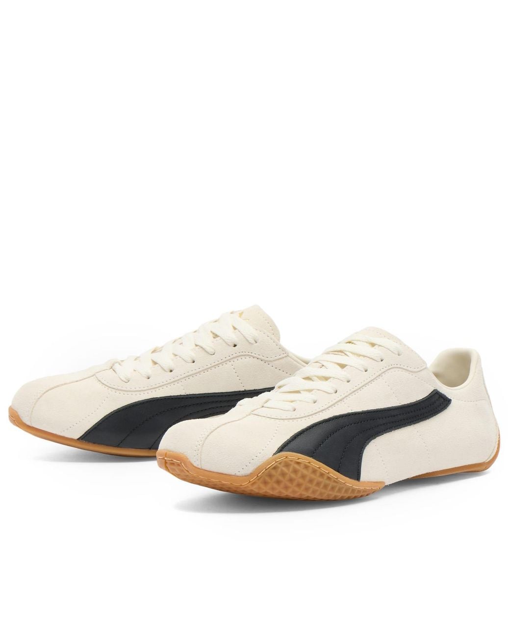 PUMA White K-Street Suede Sneaker