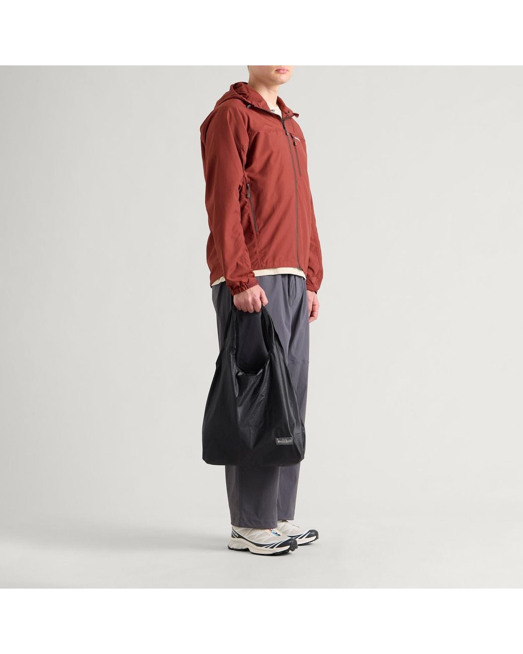 Montbell Black U.L. Tote Bag for men