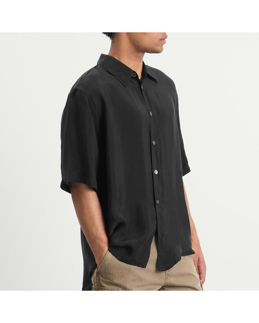Our Legacy Black Beyond Short Sleeve Shirt for men