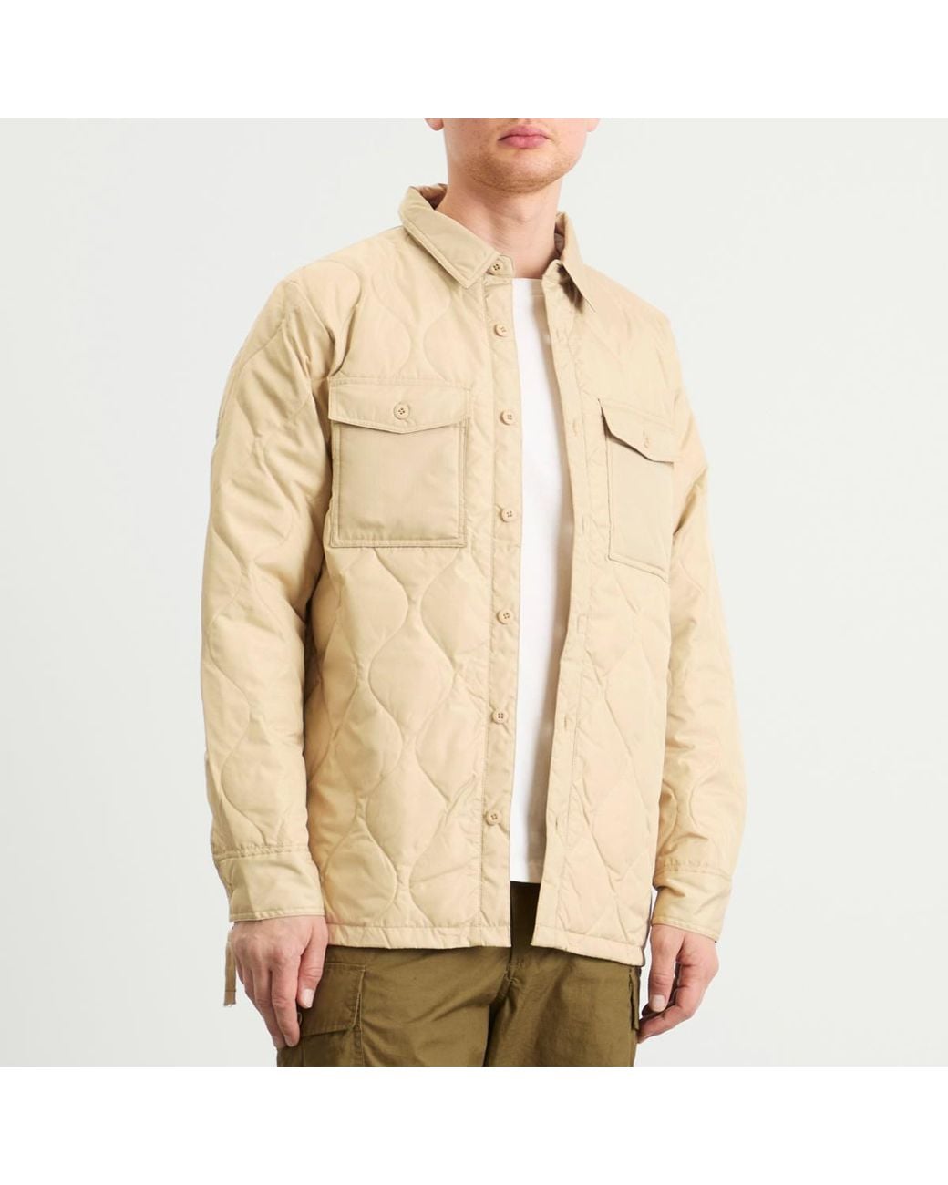 Taion Natural Military Down Shirt for men