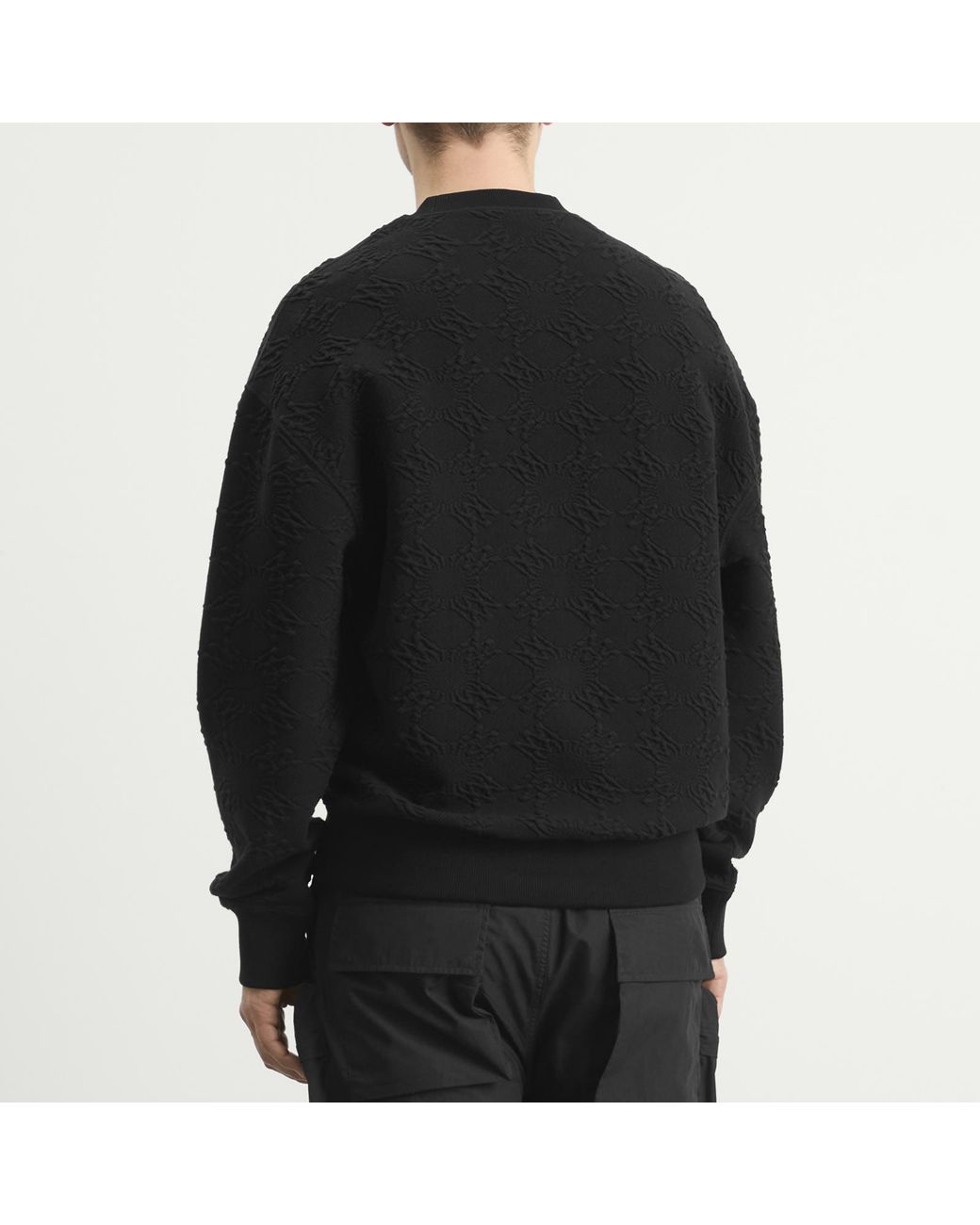 Amiri Black Ma Quad Oversized Crew for men