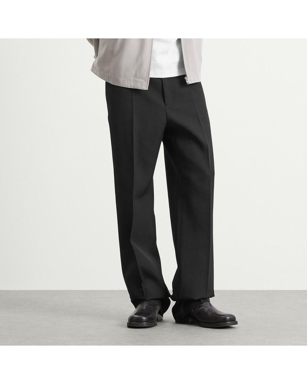 Jil Sander Black Relaxed Fit Tailored Trouser for men