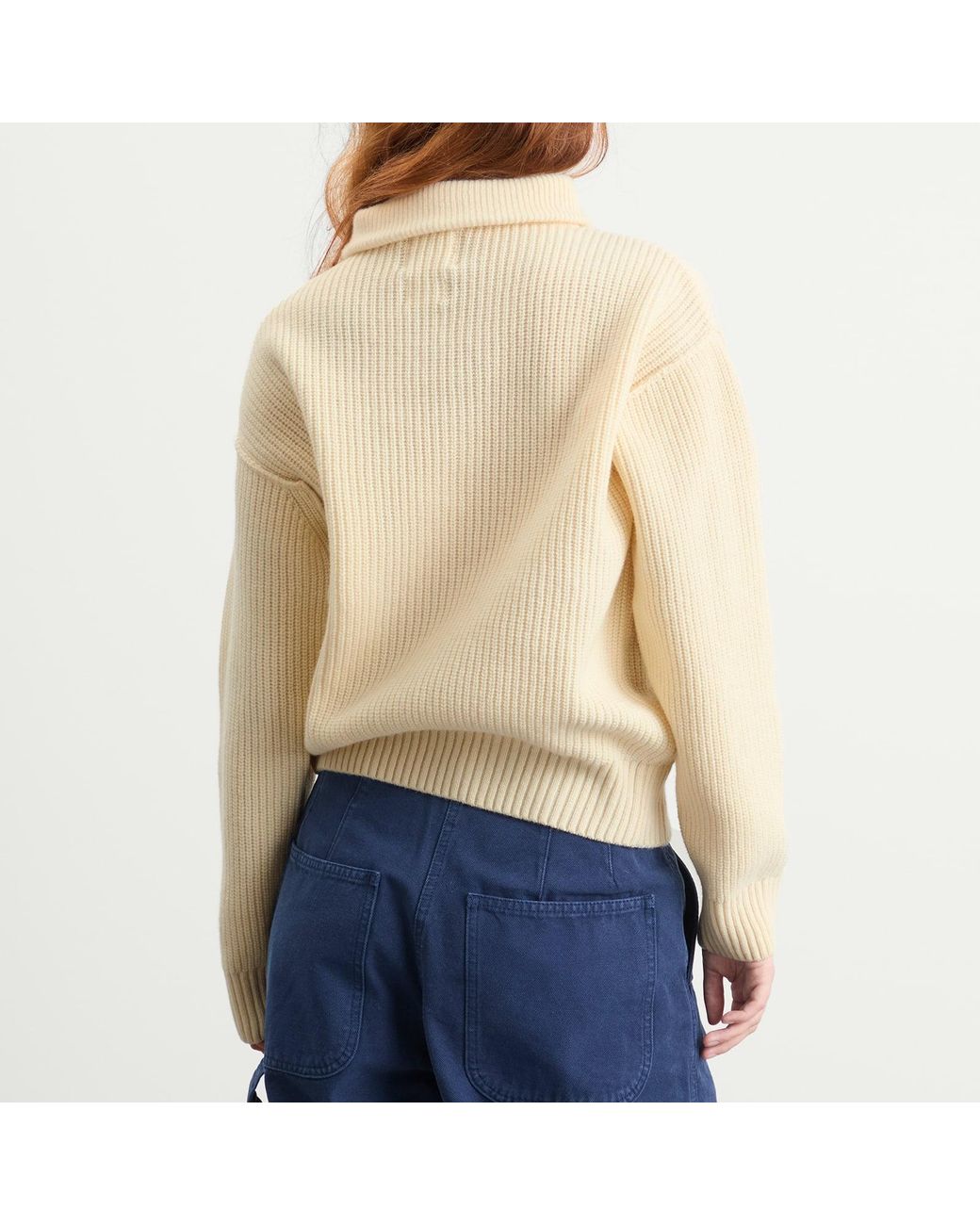 Girls Of Dust Natural Fly Deck Zip Jumper