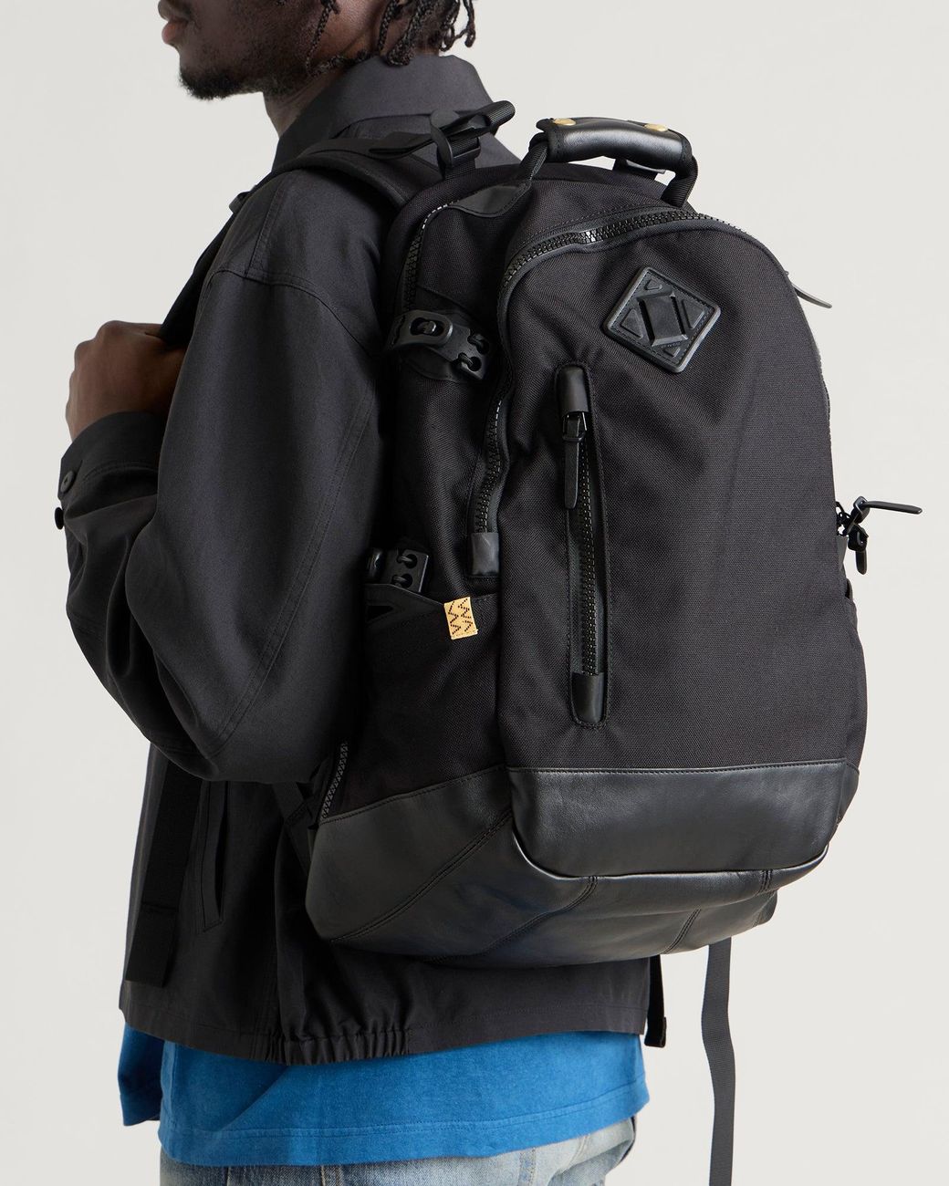 Visvim Black Cordura 20L Backpack for men