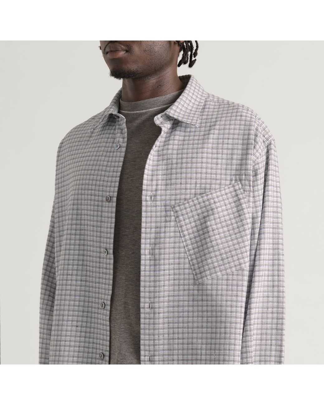 Samsøe & Samsøe Gray End. X Saarch Ki Shirt for men