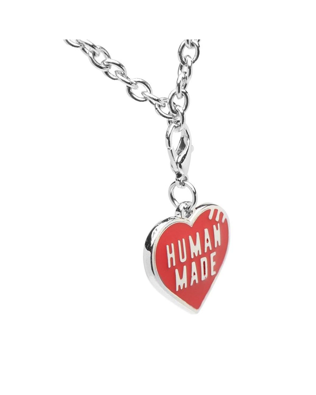 HUMAN MADE HEART SILVER NECKLACE - ネックレス