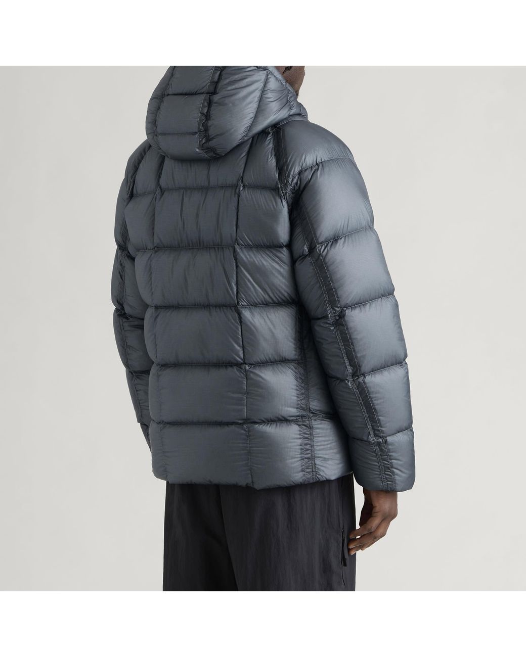 C P Company Blue Dd-Shell Hooded Down Jacket for men