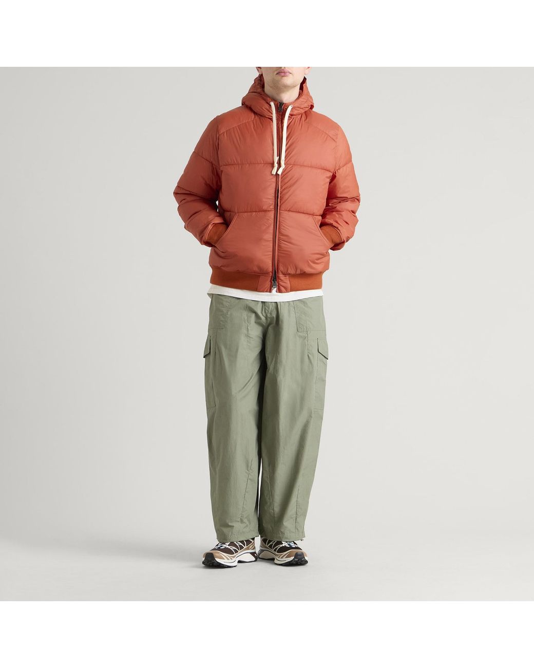 Big Rock Candy Mountaineering Orange Alpine Puffer Jacket for men