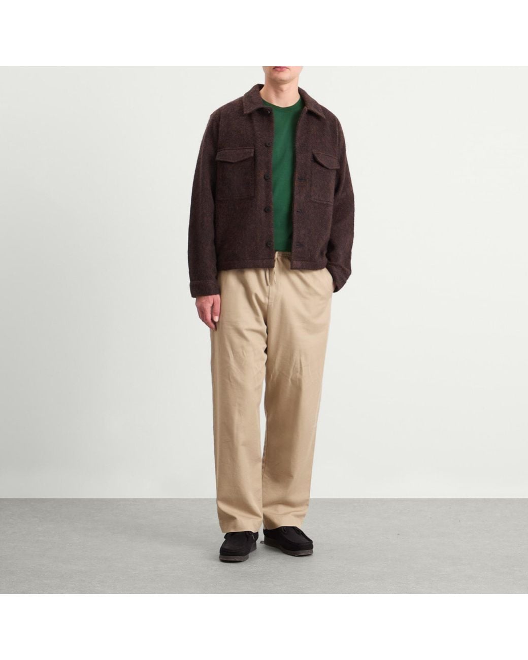 Folk Brown Zaki Jacket for men