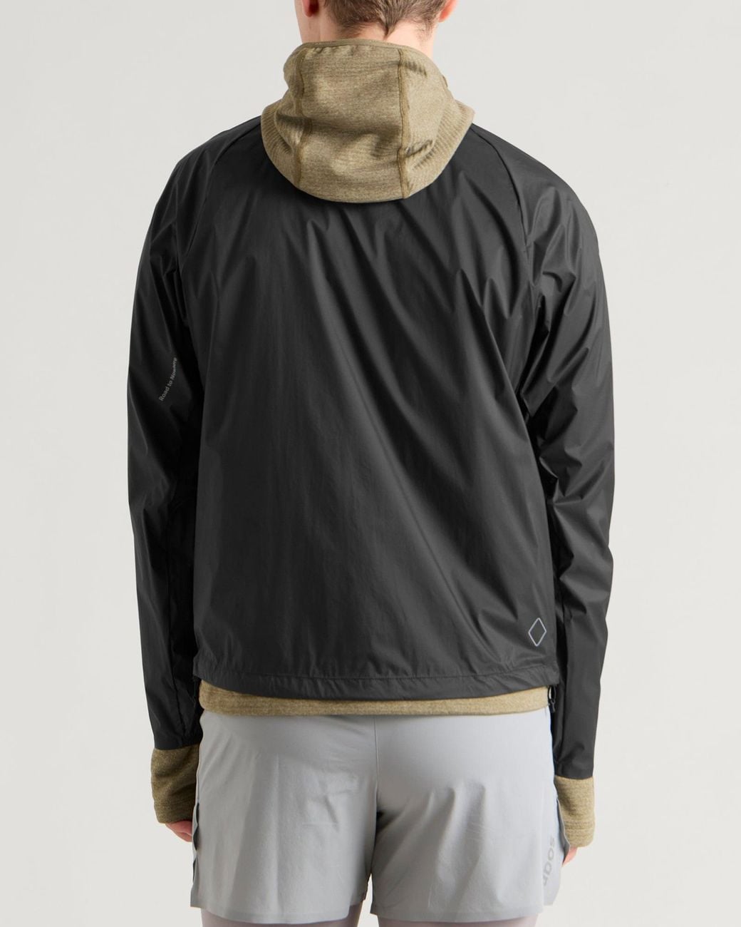 Pas Normal Studios Black Balance Windproof Jacket for men