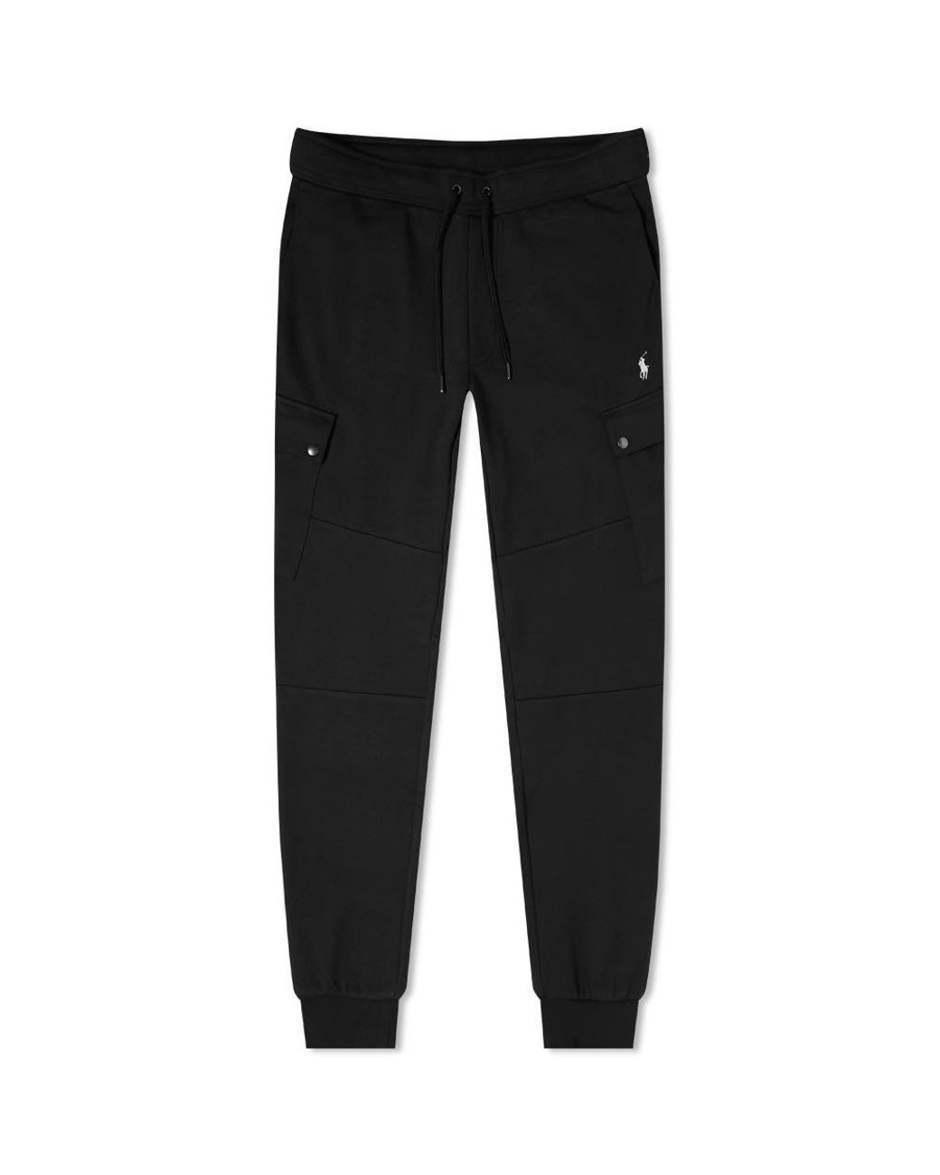 Polo Ralph Lauren Tech Fleece Black Cargo Sweatpants for Men | Lyst UK