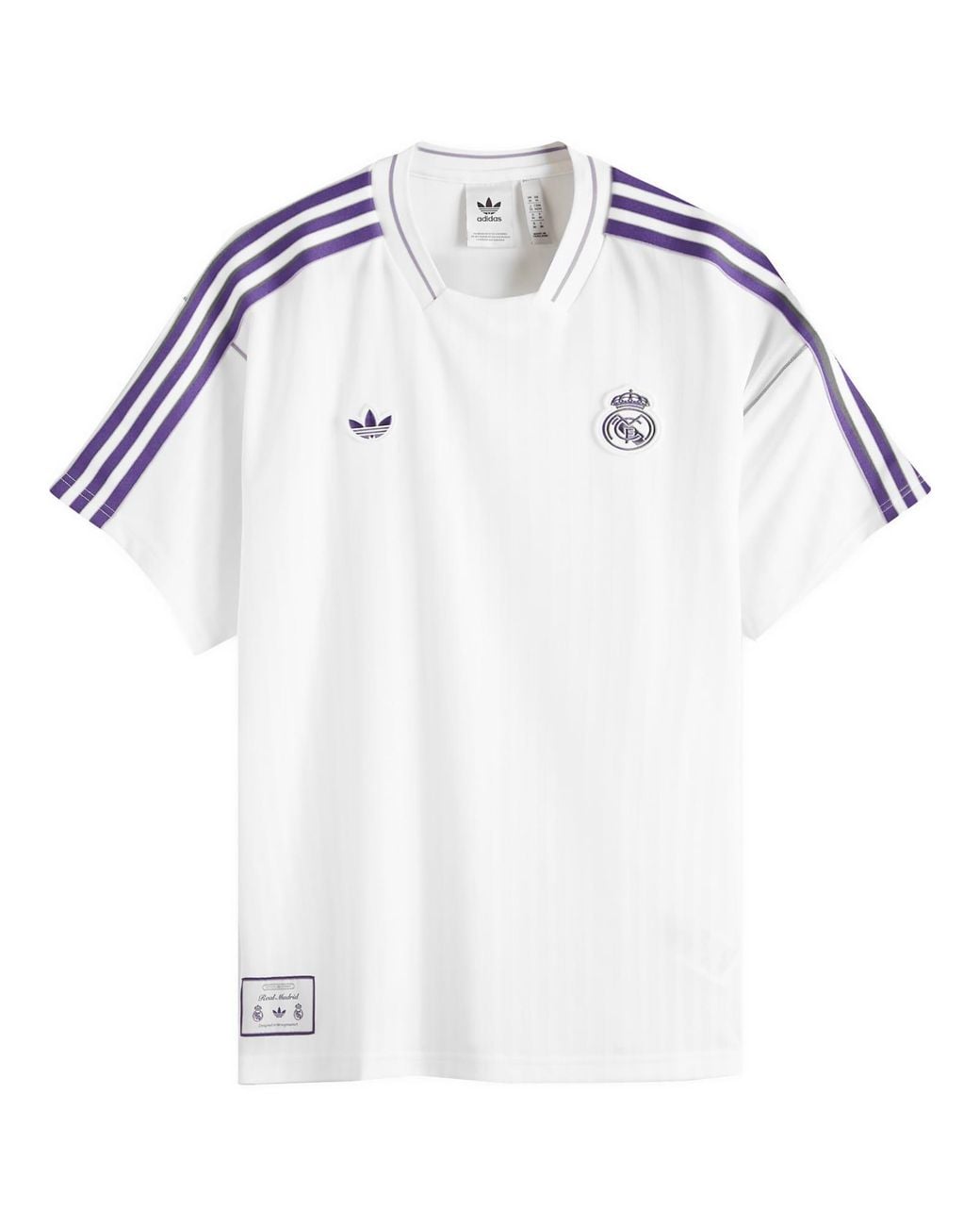 adidas Real Madrid Icon Jersey T-Shirt in White for Men | Lyst
