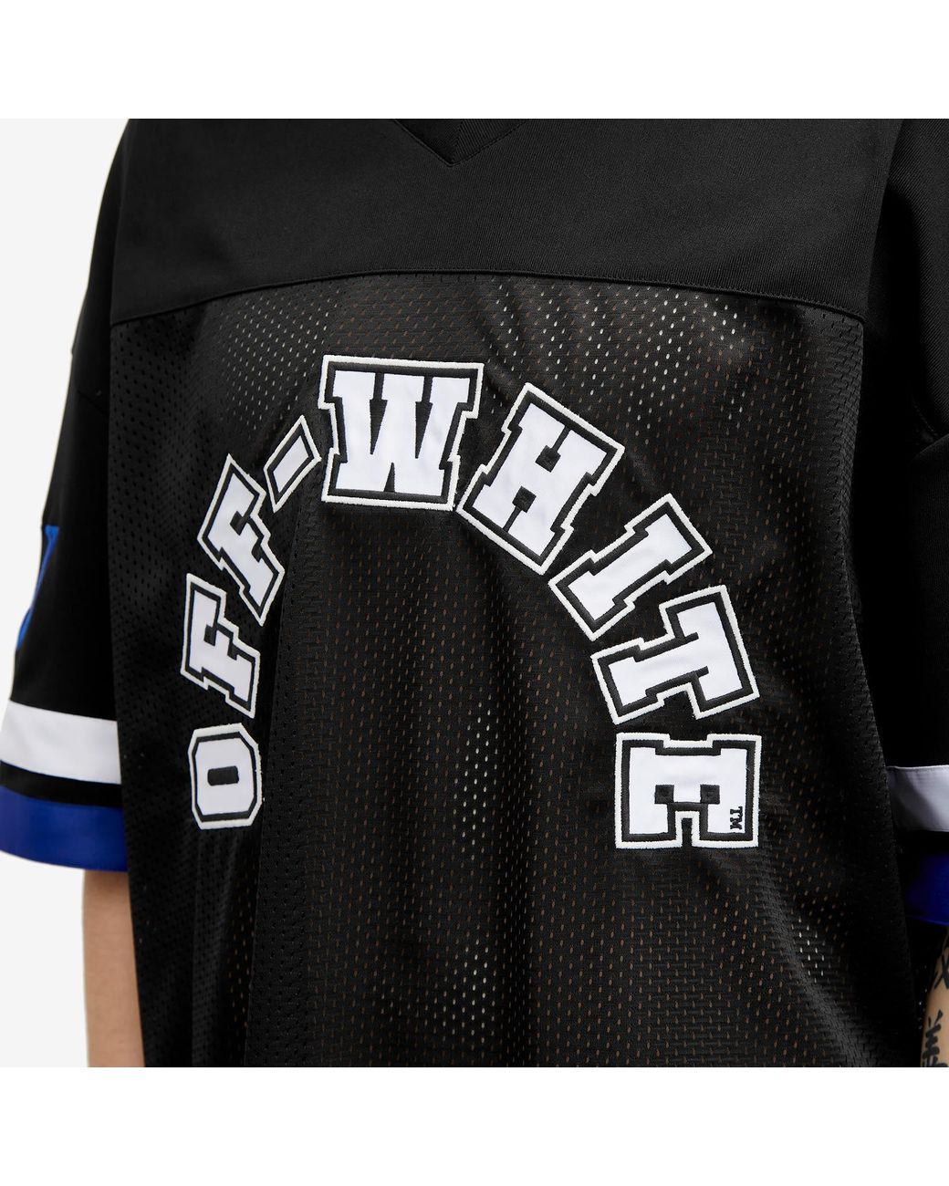 Off-White c/o Virgil Abloh Off- 23 Abloh Jersey in Black for Men