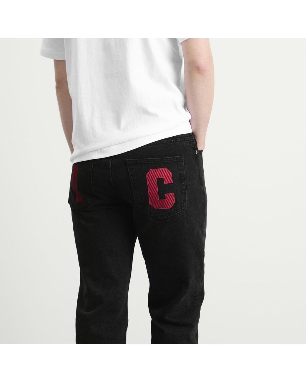 ICECREAM Blue Running Dog Denim Jeans for men