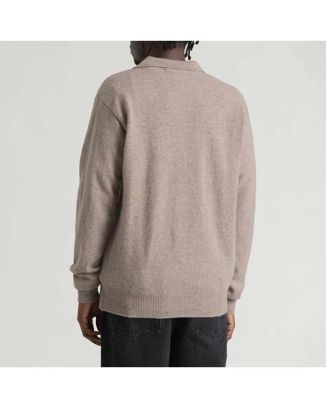 Pittari Natural Knitted Polo for men