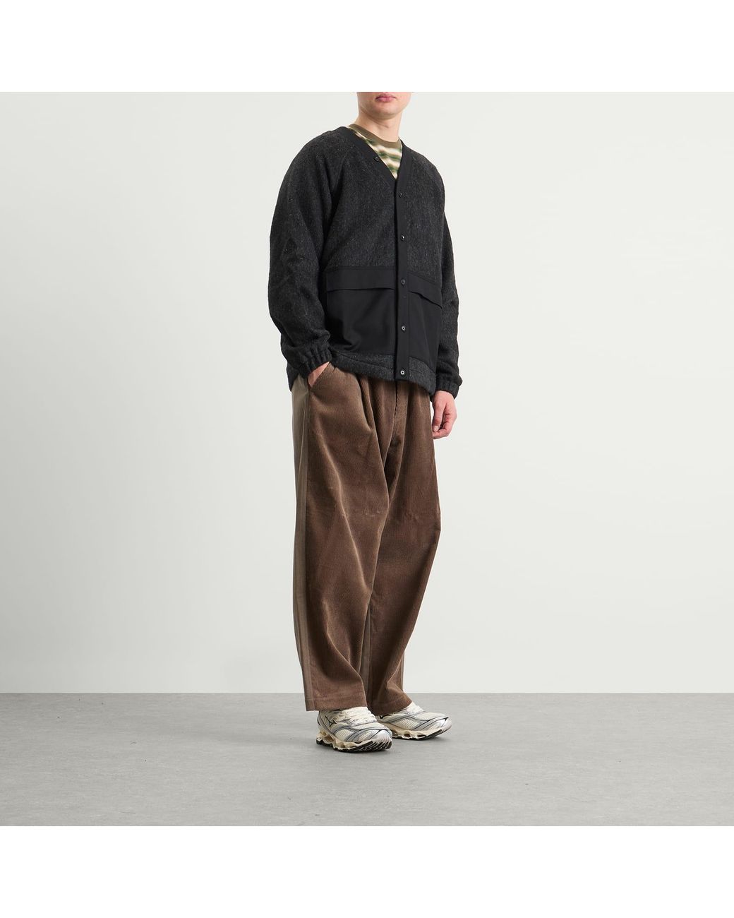 Merely Made Black Berkut Cardigan for men