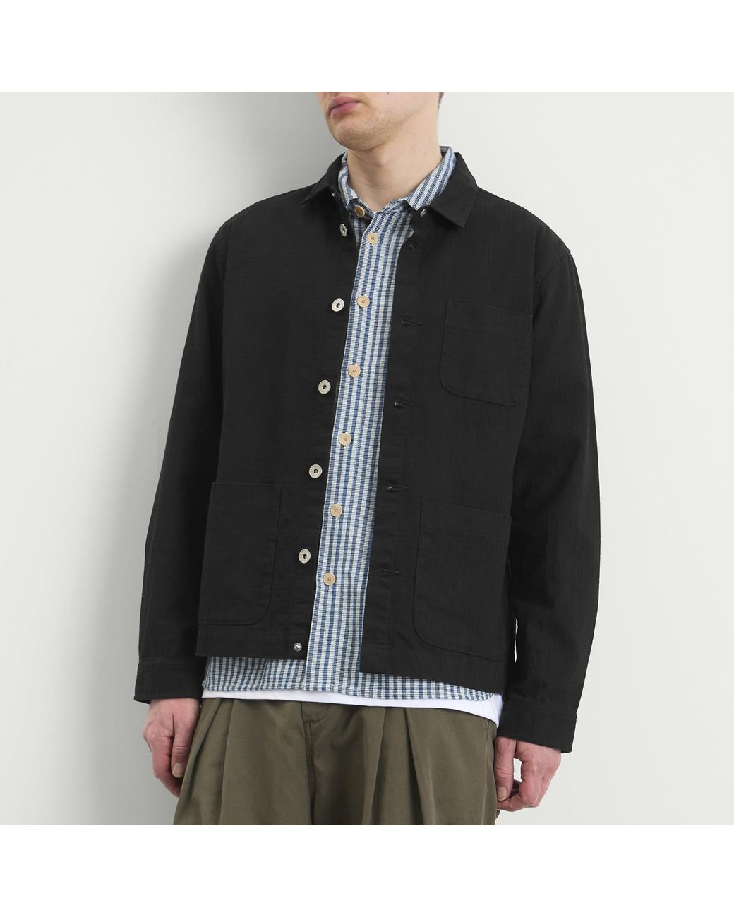 Folk Black Assembly Jacket for men