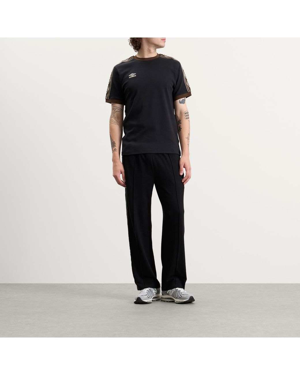 Umbro Black Taped T-Shirt for men