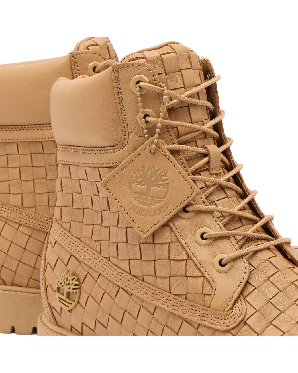 Timberland Brown 6 Inch Woven Lace Boot for men