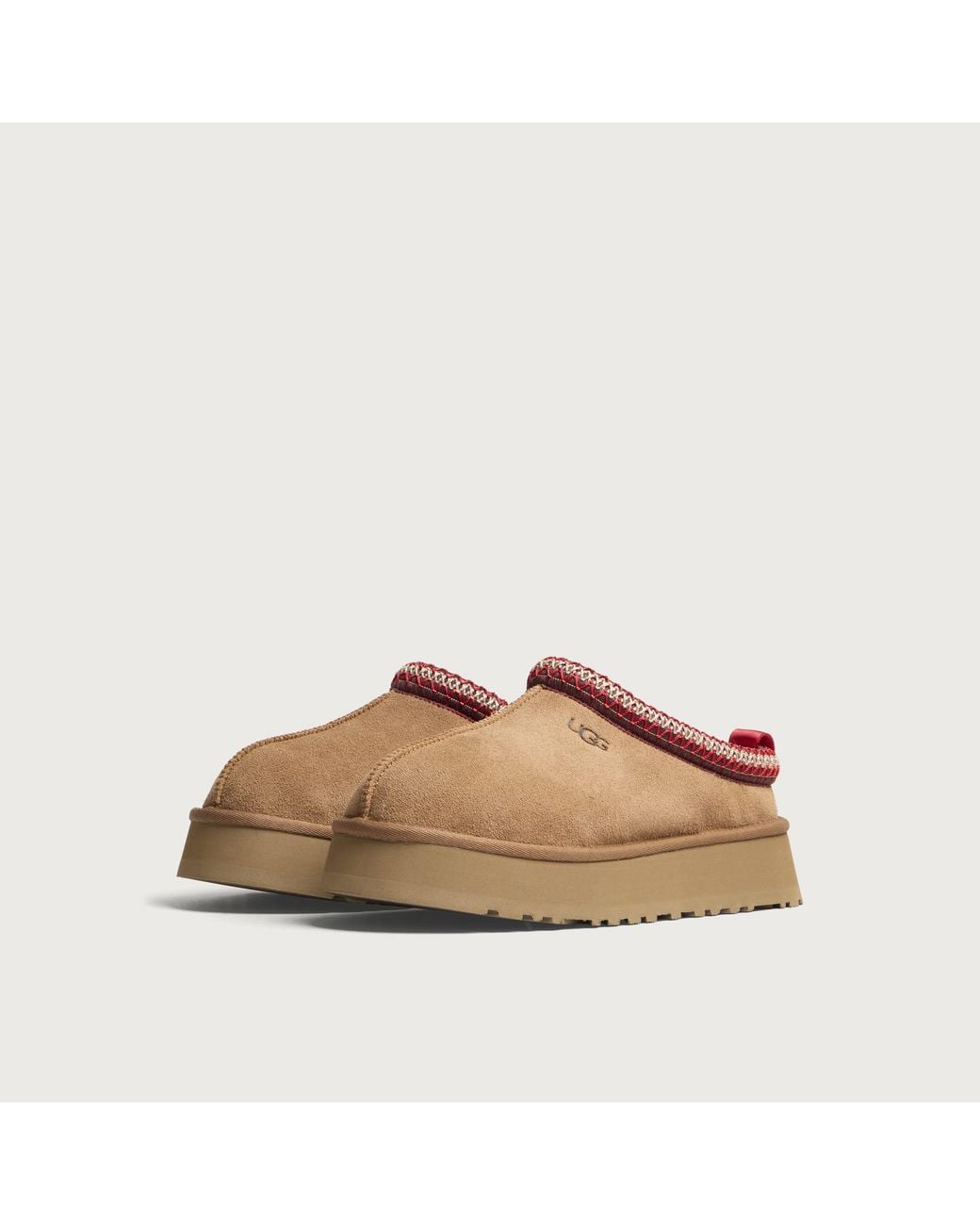 Ugg Brown Tazz Ii Slip On Platform Shoe